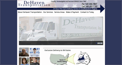 Desktop Screenshot of dehaventransportation.com